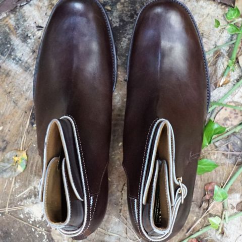 Clinch Jodhpur Boots in Brown French Calfskin