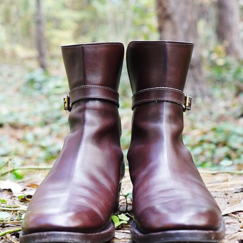 Clinch Jodhpur Boots in Brown French Calfskin