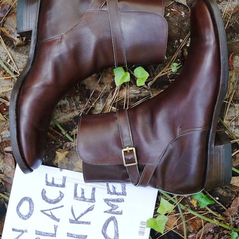 Clinch Jodhpur Boots in Brown French Calfskin