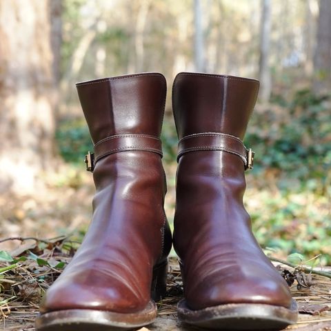 Clinch Jodhpur Boots in Brown French Calfskin