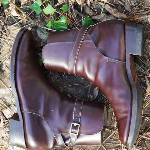 Clinch Jodhpur Boots in Brown French Calfskin
