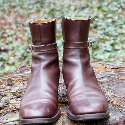 Clinch Jodhpur Boots in Brown French Calfskin