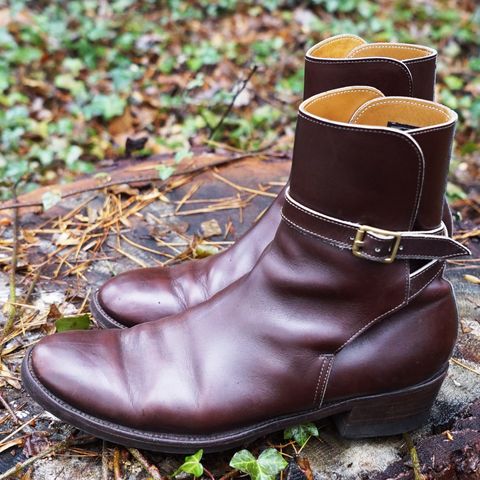 Clinch Jodhpur Boots in Brown French Calfskin