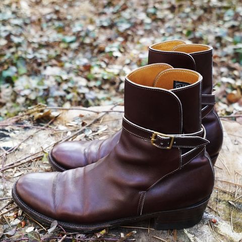 Clinch Jodhpur Boots in Brown French Calfskin