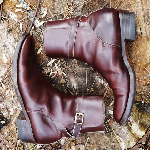 Clinch Jodhpur Boots in Brown French Calfskin
