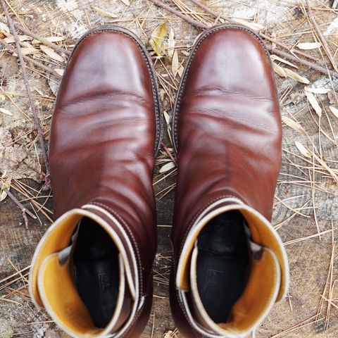Clinch Jodhpur Boots in Brown French Calfskin