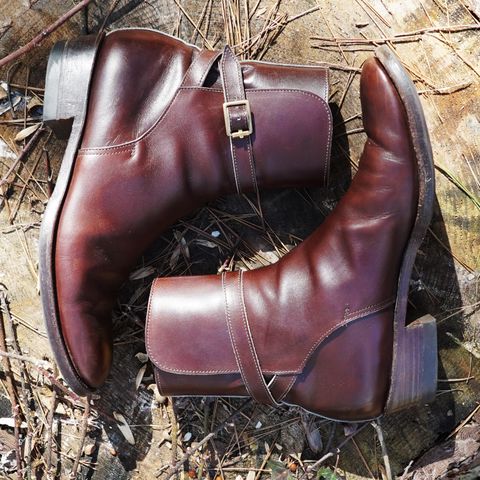 Clinch Jodhpur Boots in Brown French Calfskin
