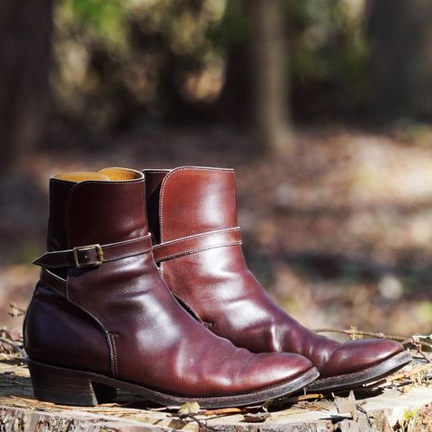 Clinch Jodhpur Boots in Brown French Calfskin