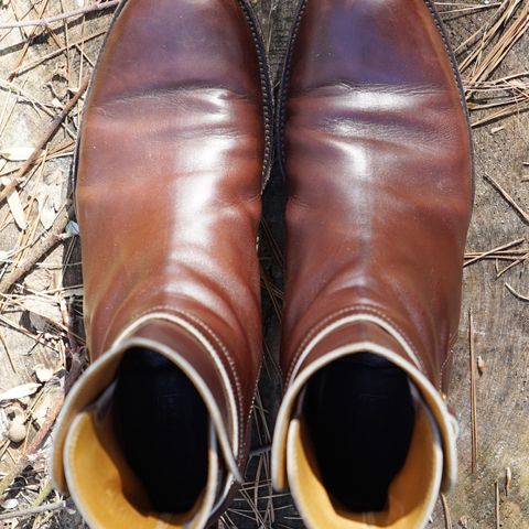 Clinch Jodhpur Boots in Brown French Calfskin