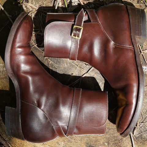 Clinch Jodhpur Boots in Brown French Calfskin