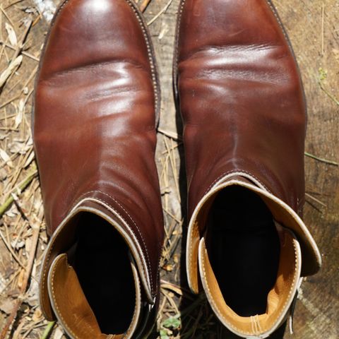 Clinch Jodhpur Boots in Brown French Calfskin
