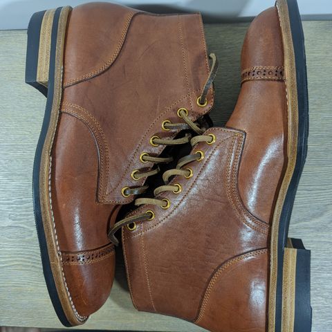 Iron Boots Devil Dog in Unknown Leather