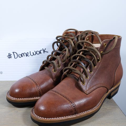Iron Boots Devil Dog in Unknown Leather