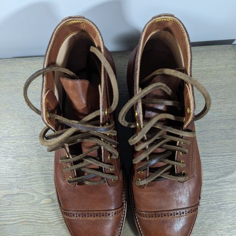 Iron Boots Devil Dog in Unknown Leather