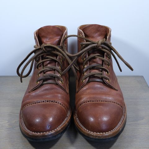 Iron Boots Devil Dog in Unknown Leather