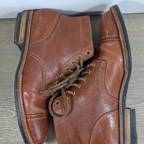 Iron Boots Devil Dog in Unknown Leather