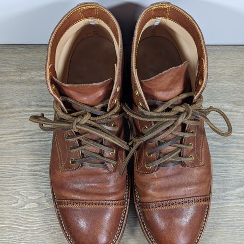 Iron Boots Devil Dog in Unknown Leather