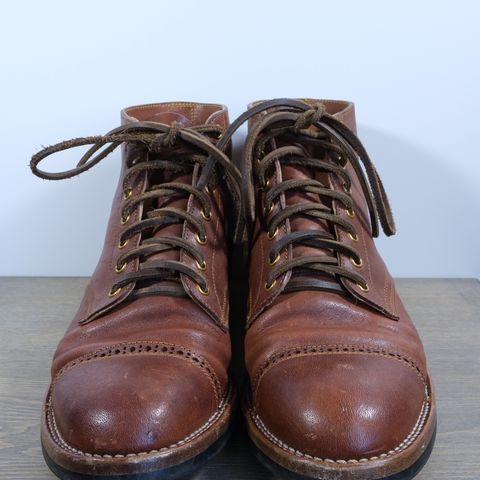 Iron Boots Devil Dog in Unknown Leather