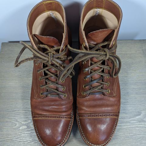 Iron Boots Devil Dog in Unknown Leather
