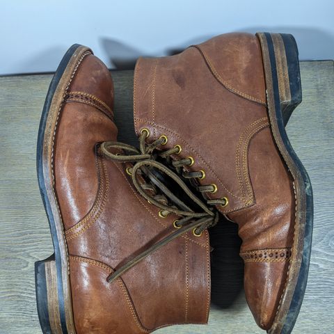 View photo of Iron Boots Devil Dog in Unknown Leather