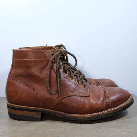 Iron Boots Devil Dog in Unknown Leather