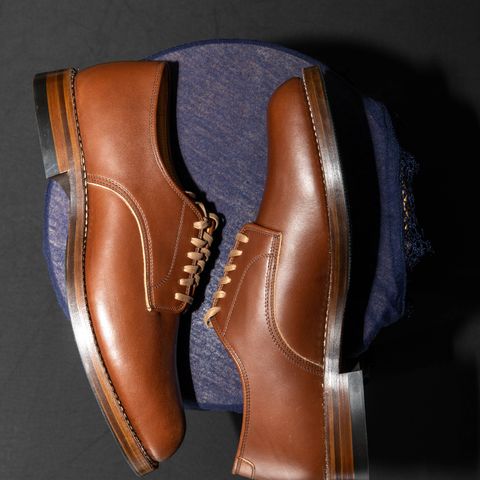 John Lofgren USN Low Quarter Shoes in Unknown Leather