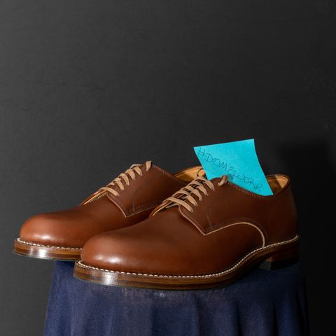 John Lofgren USN Low Quarter Shoes in Unknown Leather