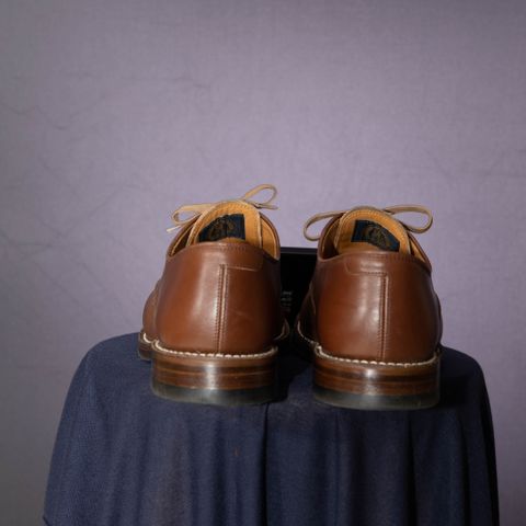John Lofgren USN Low Quarter Shoes in Unknown Leather