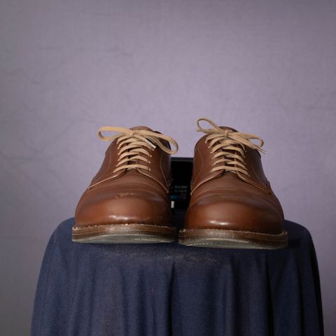 John Lofgren USN Low Quarter Shoes in Unknown Leather