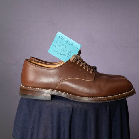 John Lofgren USN Low Quarter Shoes in Unknown Leather