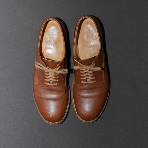 John Lofgren USN Low Quarter Shoes in Unknown Leather