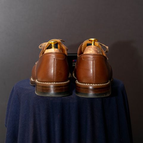 John Lofgren USN Low Quarter Shoes in Unknown Leather