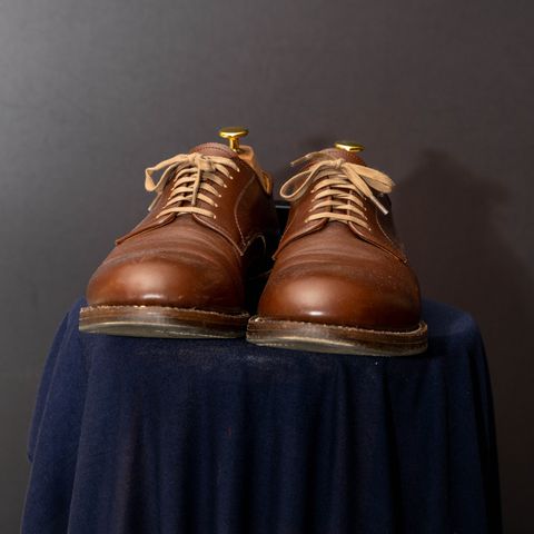 John Lofgren USN Low Quarter Shoes in Unknown Leather