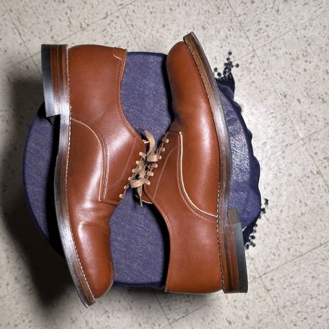 John Lofgren USN Low Quarter Shoes in Unknown Leather