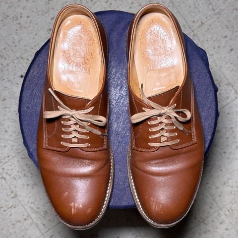 John Lofgren USN Low Quarter Shoes in Unknown Leather