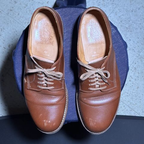 John Lofgren USN Low Quarter Shoes in Unknown Leather