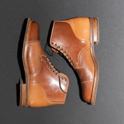 Viberg Service Boot PCT in Horween Natural Shell Cordovan