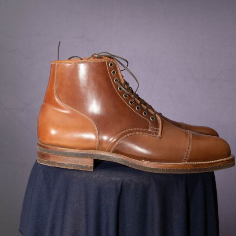 Viberg Service Boot PCT in Horween Natural Shell Cordovan