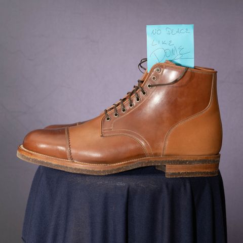Viberg Service Boot PCT in Horween Natural Shell Cordovan
