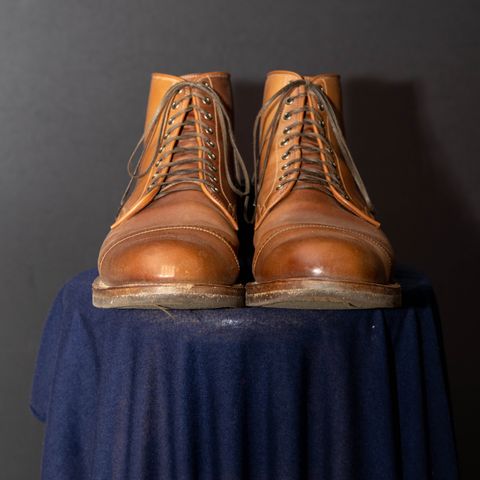 Viberg Service Boot PCT in Horween Natural Shell Cordovan