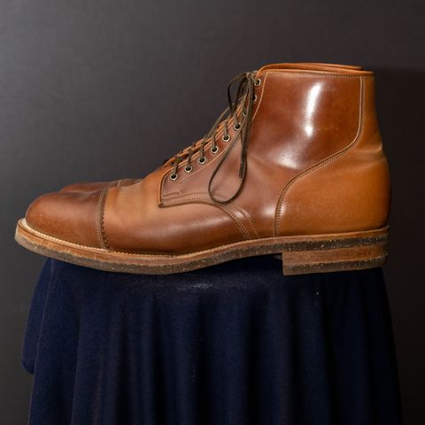 Viberg Service Boot PCT in Horween Natural Shell Cordovan