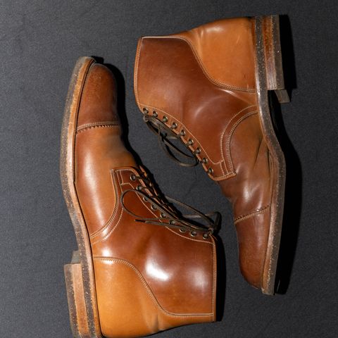 Viberg Service Boot PCT in Horween Natural Shell Cordovan