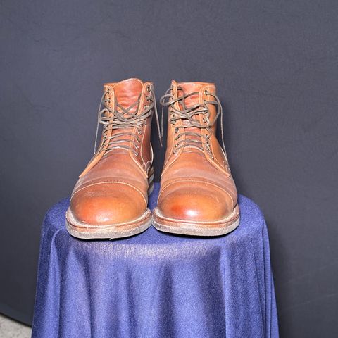 Viberg Service Boot PCT in Horween Natural Shell Cordovan