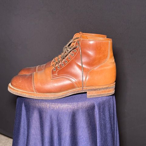 Viberg Service Boot PCT in Horween Natural Shell Cordovan