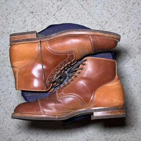 Viberg Service Boot PCT in Horween Natural Shell Cordovan