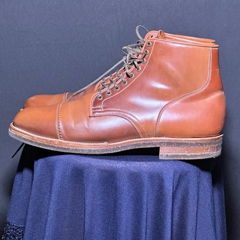 Viberg Service Boot PCT in Horween Natural Shell Cordovan