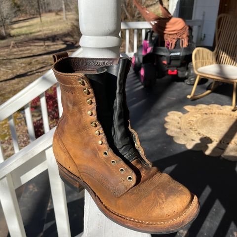 Drew's 8-Inch Logger in Rowdy Smooth
