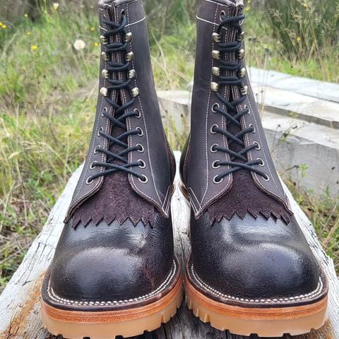 Fortis Custom DAKAR with Logger in Horween Java Waxed Flesh
