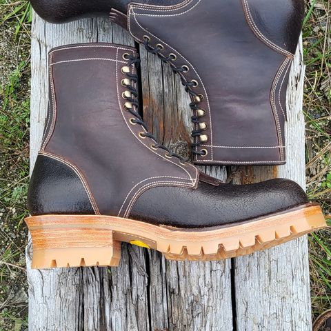 Fortis Custom DAKAR with Logger in Horween Java Waxed Flesh