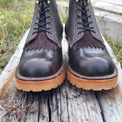 Fortis Custom DAKAR with Logger in Horween Java Waxed Flesh